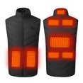 thumbnail image 2 of Yunuuuoa Heated Vest for Men with 8-Zone Heating & Vibration Massage, Lightweight Thermal Vest for Outdoor Winter Activities, Charging Electric Vest for Skiing Cycling Fishing, 2 of 3