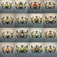 thumbnail image 2 of Artistic Style Wall Sconce, Handmade Stained Glass Wall Lamp, E27 Bulb, Victorian Style Butterfly Decorative Bedside Wall Light for Living Room Bedroom Bathroom Hallway Reading,25, 2 of 2