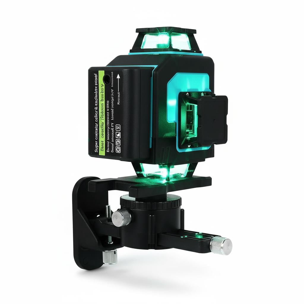 Garvee Self-Leveling Rotary Laser Level, 16 Lines 4x360 Degree, 3 Modes, Lithium Battery Powered ABS Resin Measuring Tool