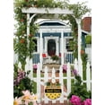 thumbnail image 4 of Eveokoki Home Sweet Home Bee Front Door Sign Funny Wreaths Hanging Wooden Plaque Decoration Round Rustic Wood Farmhouse Porch Decor for Home Front Door Decor, 12 x 12 Inch, 4 of 5