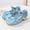 Blue, variant on RTKFRFLM Girls Sequin Princess Heels Sparkling Party Dress Shoes for Little Girls Blue 6-7 Years