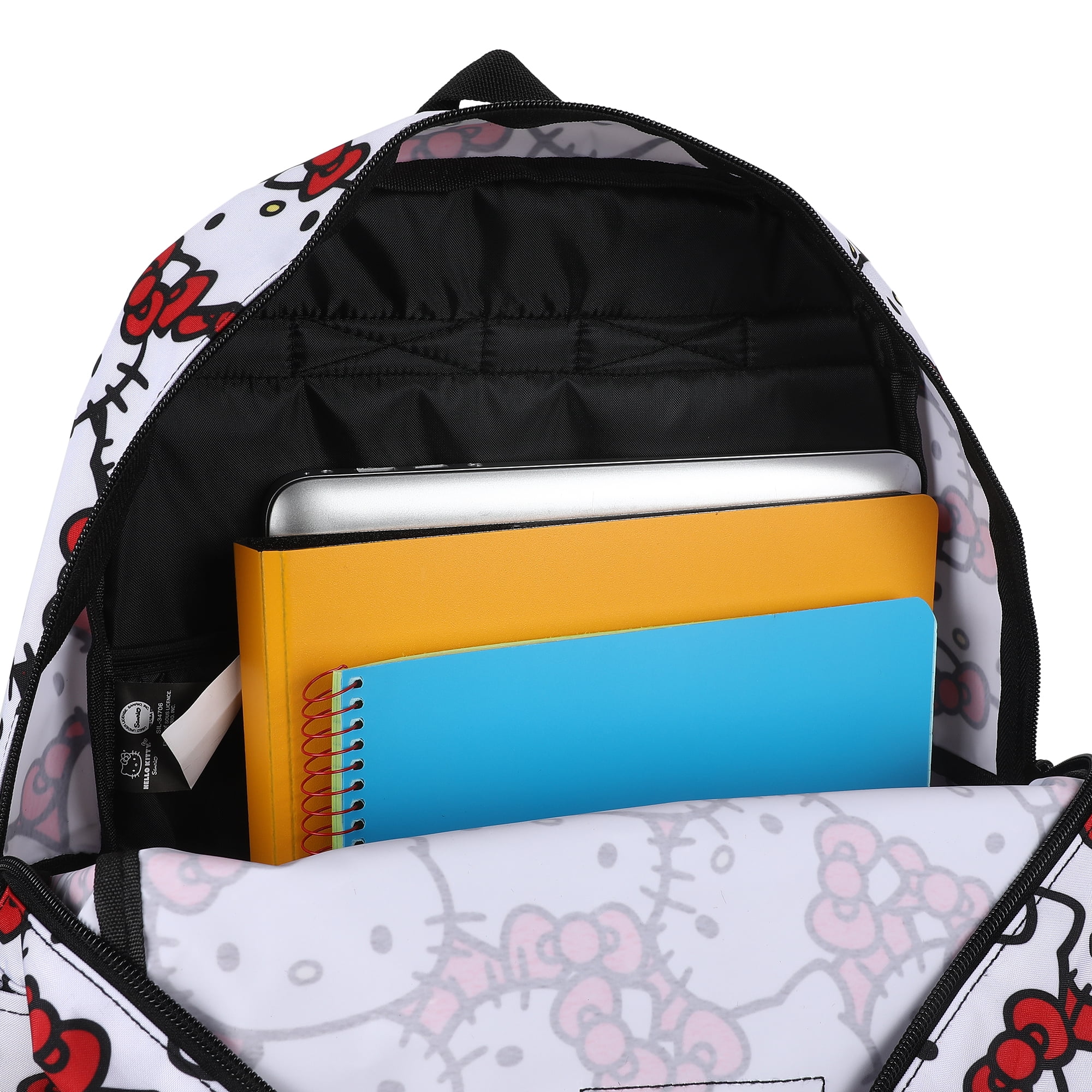 Sac À Dos Hello Kitty 17" Avec Imprimé Intégral – Style Mignon Et Classique