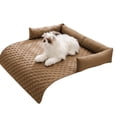 thumbnail image 1 of Methold Cama refrescante para mascotas, universal, impermeable, para perros, 90 x 90 cm, suave, antideslizante, color gris. Suministros para perros camello 90 x 90 cm, 1 of 6