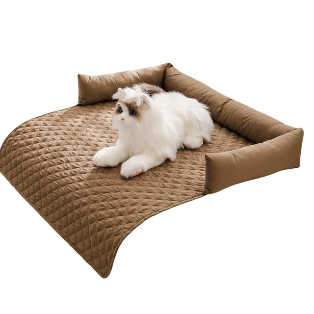 Methold Cama refrescante para mascotas, universal, impermeable, para perros, 90 x 90 cm, suave, antideslizante, color gris. Suministros para perros camello 90 x 90 cm