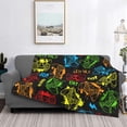 thumbnail image 2 of Yibo Video Game Over Controller Gifts Blanket Flannel Soft and Comfortable Anti-static Bed Sofa Blanket, 2 of 9