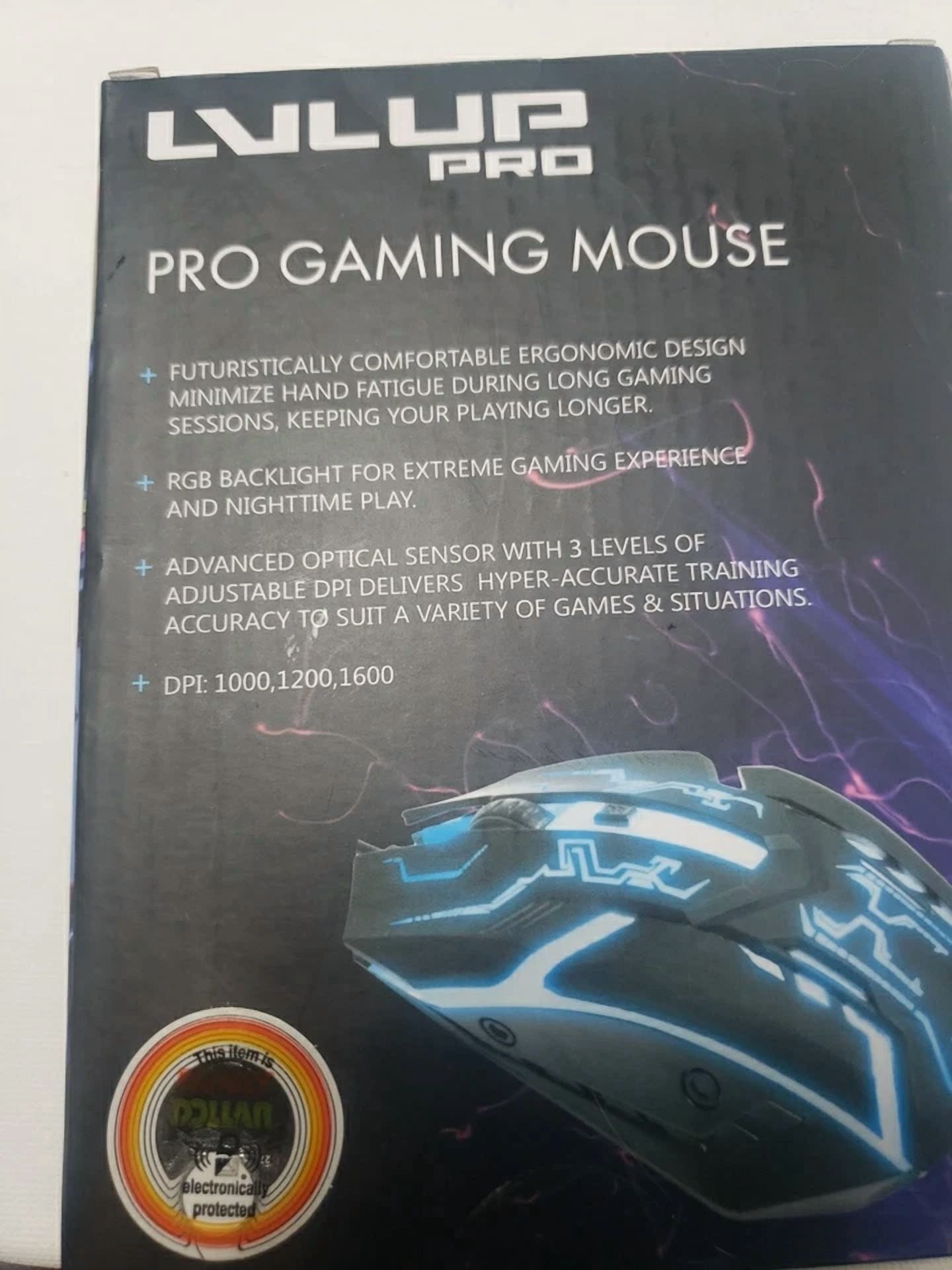CIRCLE- Vivitar Lvlup Pro Pro Gaming Mouse Dpi Switch Rgb Backlight Optical Sensor