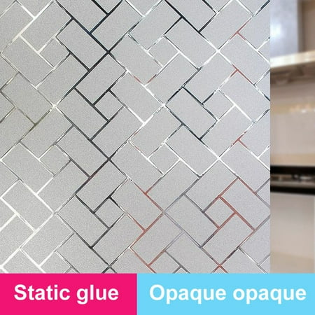 Touch Screen Protection Film 18''x79'' Waterproof Static Window Sticker Glass Frosted Film Privacy Waterproof Home Decor Bedroom Bathroom UV Protection Protect Privacy ()
