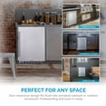 thumbnail image 2 of Newair 24" 5.3 Cu. Ft. Commercial Stainless Steel Built-in Beverage Refrigerator, Steel Interior, Weatherproof and Outdoor Rated, ENERGY STAR, Fingerprint Resistant and Self-Closing Door, 2 of 14