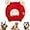 Red, variant on Quiet Ears, Quiet Ears for Dogs, Dog Quiet Ears, Quiet Ears for Dogs Large, Quiet Ears for Small Dogs, Quiet Ears for Dogs Anxiety, Dog Grooming Earmuffs, Dog Ear Muffs Noise Protection