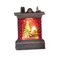 thumbnail image 4 of Christmas Luminous Decoration Landscape Photo Props Christmas Table Centerpieces Fireplace, 4 of 9