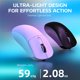 thumbnail image 4 of Mouse Gamer Inalambrico MANBASNAKE Attack Shark X3 Pro 26000 DPI Sensor PAW3395 8K Polling Rate, 4 of 5