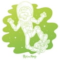 thumbnail image 2 of Women's Rick And Morty Space Snake Bite  Graphic Tee White Large, 2 of 4