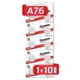 thumbnail image 2 of Pila Energizer A76 Alcalina Tira 200 Unidades LR44 AG13 negro, 2 of 8