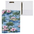 thumbnail image 3 of 3 Ring Binder 1.5 inch Round Rings with Interior Pockets Binders Organizer Office School 2Pack Small Islands and Beautiful View, 3 of 10
