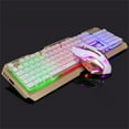 thumbnail image 3 of ZFYXGS Gaming Keyboard Mechanical Keyboard and Mouse V1 104 Key USB Wired RGB LED Backl, 3 of 4