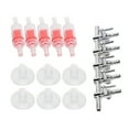 thumbnail image 2 of Aquarium Aeration Set, Stainless Steel Aquarium Regulating Valve Set Neat Aquarium Regulating Valve, for Fish, 2 of 8