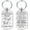 Love Granddaughter, variant on To Our Granddaughter Gifts, I Love My Favorite Granddaughter Birthday Happy Christmas Keychain
