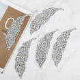 thumbnail image 1 of Rhinestones Patches, 5Pcs Leaves Pattern Rhinestones Applique Iron On Patches For DIY Clothes Backpacks Jeans T-Shirt, 1 of 8