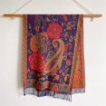 thumbnail image 3 of Bufanda de lujo de cachemira pashmina 2023, chales y envolturas de moda de invierno, bufandas femeninas con estampado de marca, bufandas gruesas y cálidas, 3 of 5
