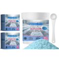 thumbnail image 2 of BANIRO 2026 New Ice Melt, Pet Safe Ice Melt, Pet Friendly Ice Melt, Rock Salt for Snow, Pet Safe Ice Melt Safe for Concrete - Snow Salt Ice Melt Pet Friendly, Green Salt for Snow (100G/3.53Oz), 2 of 7
