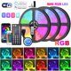 thumbnail image 2 of Tira de luces Led de hielo para habitación de niños, cinta de hielo con Wifi, Bluetooth, Control remoto para Tv, cocina, 5M, 10M, 5050, 2 of 4