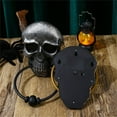 thumbnail image 4 of Halloween Skull Doorbell Door Knocker Props with Scary Sound for Halloween Party Door Decorations Outdoor Pendant, 4 of 9