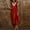 Red, variant on Womens Short Sleeve V Neck Homewear Pajamas Long Dress Nightgowns Sleepwear
