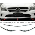 thumbnail image 4 of 3 Pcs Bande Décorative Chromée pour Mercedes-Benz CLA-Class W117 OEM 1178854900 5000 5100, 4 of 5