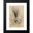 thumbnail image 2 of John Frederick Lewis 11x14 Black Modern Framed Museum Art Print Titled - The Bezestein Bazaar, El Khan Khalil, Cairo (1843-44), 2 of 5