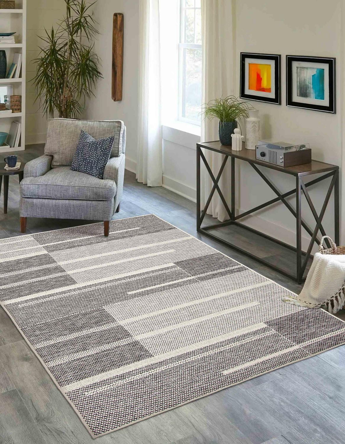 ECARPET Atlas Style bord de mer Tapis pour salon, chambre, salle à manger, entrée, couloir et plus encore.