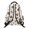 thumbnail image 2 of Pzuqiu Highland Cow Bow School Backpacks 17 Inch Large Capacity Kids Teenagers Schoolbags Bookbags Casual Travel Daypack with Front Zipper Breathable Teen Girls Backpack, 2 of 7