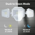 thumbnail image 4 of Bell + Howell Bionic Flood Light 2000 Lumens, Hardwired Motion Sensor Outdoor Light, Dusk to Dawn, Adjustable Panels, White, 4 of 7