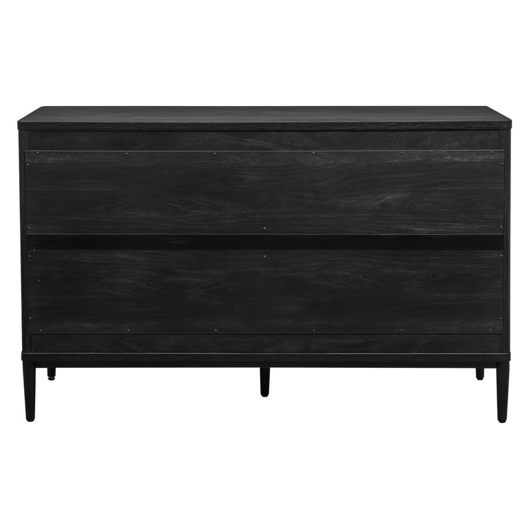 Better Homes & Gardens Oaklee 6 Drawer Dresser, Charcoal Finish - Walmart .com