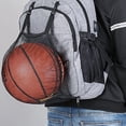 thumbnail image 2 of WHAMVOX 1Pc Men Backpack Grey with USB Port and Basketball Football Storage Buckle, 2 of 5