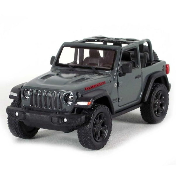 5 Die Cast 2018 Jeep Wrangler Rubicon Conv Grey 1 34 Scale Walmart Com Walmart Com
