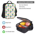 thumbnail image 5 of Pofeuu Rainbow Llama Print Backpack Travel Backpacks With Lunch Bag Pencil Bag Set 3 pcs Set Cartoon Backpack, 5 of 7