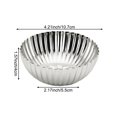 thumbnail image 7 of Stainless Steel Dessert Bowl Metal Salad Bowl Ice Cream Cup Modern Pudding Cup for For Bar Party Home Kitchen Accessories, 7 of 7