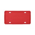 thumbnail image 1 of Silicone License Plate Holder Honeycomb Anti-Slip Texture License Holder No Noise Waterproof Rust-Proof Anti-Collision License Plate Rack, 1 of 8