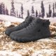 thumbnail image 4 of Zapatos Altos Botas Tobillo Hombres Nieve Antideslizantes Ligeras Acampar Conducir, 4 of 9