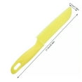 thumbnail image 4 of Naiovety Juegos de cocina para niños, caja fuerte de plástico Real para pan de frutas, platos con bordes dentados, manijas ergonómicas de Mostrada amarillo, 4 of 6