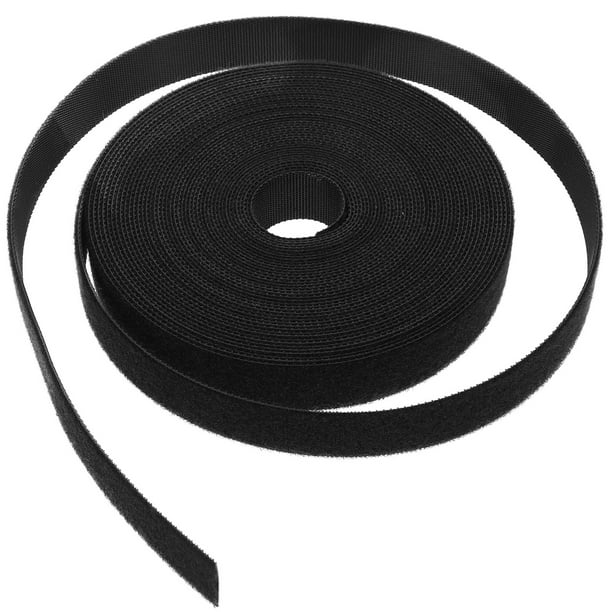 1 rollo de gancho y cinta de bucle Roll Roll Auto adhesivo Cape de gestión de cables Cortas de planta