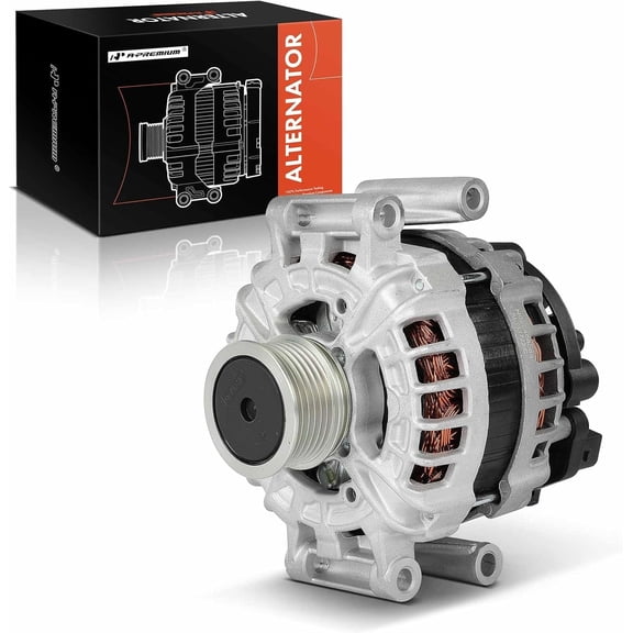 A-Premium Alternator Compatible with Volkswagen Jetta 2013-2017, Passat 2014-2017, Beetle 2013-2017, 1.8L 2.0L, 12V 140A 6-Groove Clutch Pulley Clockwise, Replace# 06J903023T, 06K903023