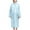 Light Blue, variant on Sentmoon Packable Rain Jacket with Hood Long Sleeve Rain Coats Solid Color All-Weather Button Down Ponchos Adult for Outdoor Activities Purple Free Size