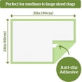 thumbnail image 5 of Pogi's XL Dog Training Pads with Adhesive Sticky Tabs (20-Count) (24x35in) - XL Puppy Pads, Dog Pads, Plant-Based Puppy Pee Pads for Dogs - Extra Large Puppy Pads for Small to XL Sized Dogs, 5 of 9