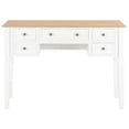 thumbnail image 2 of vidaXL Writing Desk White 109.5x45x77.5 cm Wood, 2 of 5