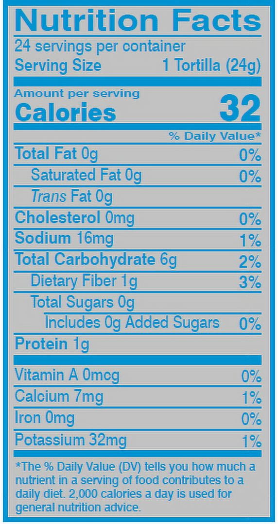 Romero's Whole Grain Corn Tortilla Value Pack, 24 Count, 20 oz Bag
