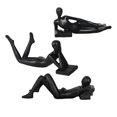 thumbnail image 2 of 3 estatuas de pensadores de Europa, mesa decorativa, esculturas artesanales modernas nórdicas para Negro, 2 of 9