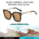 thumbnail image 4 of Las gafas de sol cuadradas con cadena y montura grande forman las gafas de sol de tendencia de tiro callejero, hechas de PC, 4 of 5