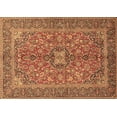 thumbnail image 1 of Ahgly Company Indoor Rectangle Medallion Brown Traditional Area Rugs, 2' x 5', 1 of 4