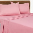 thumbnail image 4 of BELIZZI HOME King Sheet Set - Double Brushed Microfiber Bedding Sets King, 4 Piece Deep Pocket King Size Bedding Sets - Ultra Soft, Easy-Fit, Wrinkle Free, Quick Dry, Easy Care King Sheets - Rose, 4 of 5
